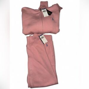 Polo by Ralph Lauren Women’s Sweatpants Set Zip Up Jacket and Joggers